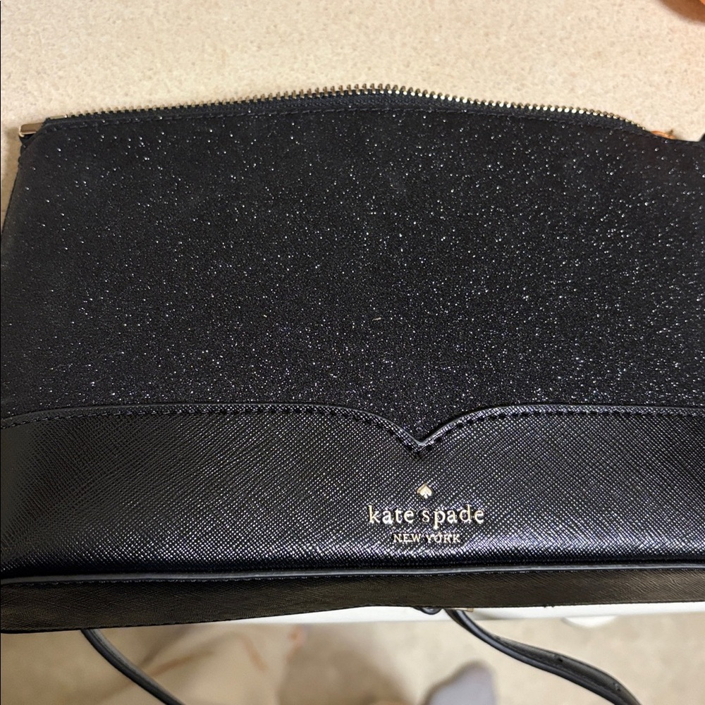 Kate Spade Elegant Black sparkle Crossbody Bag - Picture 6 of 7
